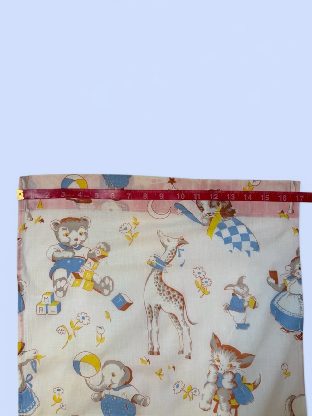 Vintage Nursery Print Curtain Panels RARE pattern ‘50’s-‘60’s - Picture 5 of 12